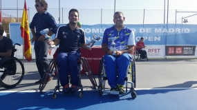 III Open Internacional CCAA Madrid Ciudad de de Rivas Vaciamadrid - Kike Siscar y Iosu Villahoz, campeones dobles, © RFET