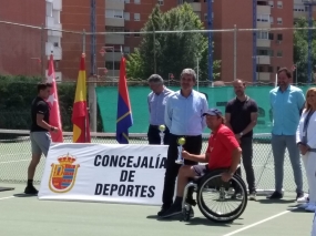VII Open Nacional Federaciones  - Ciudad de Móstoles de Tenis en Silla - Arturo Montes, finalista, © Federación Tenis de Madrid