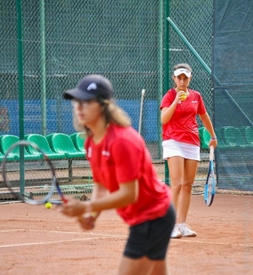 Sub'16 - Leyre Romero y Ane Mintegi, © Tennis Europe