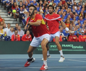 Marcel Granollers y Feliciano Lpez, © RFET