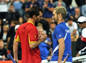 Albert Ramos y Richard Gasquet, © RFET