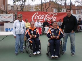 I Open Ciudad de Málaga - Campeones dobles aragoneses José Carlos Pina y Miguel Tena , © RFET