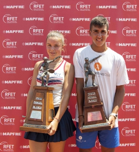 Ariana Geerlings y Jordi Domnech, © lvaro Daz / RFET