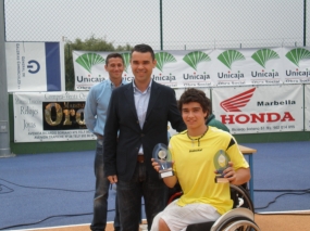 V Open Ciudad de Marbella - Daniel Caverzaschi, finalista, © RFET