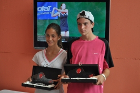 Marta Cañas y Pedro Martínez, campeones, © RFET
