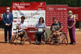 Ceremonia entrega trofeos, © Miguel ngel Zubiarrain / RFET