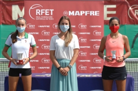 Raquel Caballero - Anabel Medina - Meritxell Boix, © Jordi Ramos / RFET