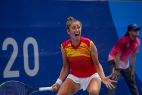 Sara Sorribes, © Foto: Kopatsch/Sato/Sidorjak / ITF