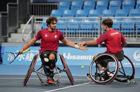 Daniel Caverzaschi y Martn de la Puente, © Foto: ITF (Ando/Llamera)