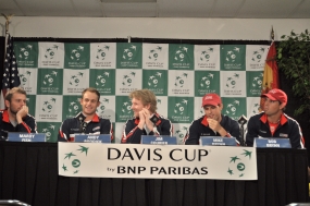 Rueda de prensa del equipo de Estados Unidos, © RFET