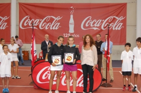 Aliona Bolsova y Paula Badosa, subcampeonas de dobles, © RFET