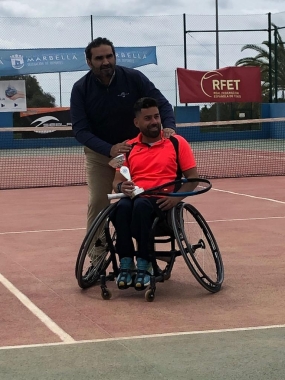 Marbella - Javier Snchez, ganador consolacin, © CD Jacamar