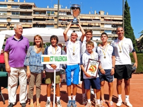 CLub Tenis Valencia, Campen masculino, © RFET