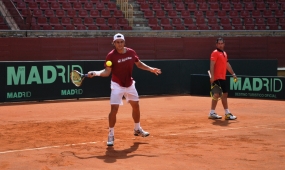 Primer da de entrenamientos en Crdoba - David Ferrer, © RFET
