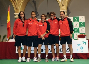 La Seleccin Espaola MAPFRE en el sorteo oficial, © RFET