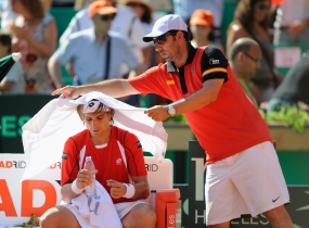 Albert Costa y David Ferrer, © RFET