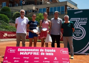 Campeona y finalista individual, © Sergio Carmona / RFET