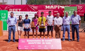 Campeones y finalistas, © lvaro Daz / RFET