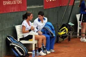 Carla Suárez y Leticia Costas, © RFET