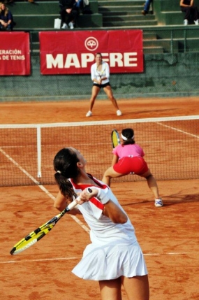 Dobles RCT Barcelona-1899 vs CT Barcino, © RFET