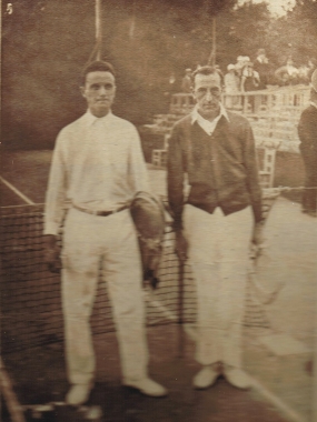 El espaol Eduardo Flaquer y el argentino Enrique Obarrio, © RFET