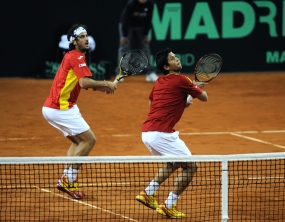 Fernando Verdasco y Feliciano Lpez, © RFET