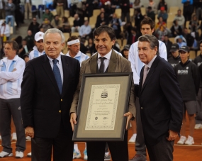 Emilio Sánchez Vicario recibe el reconocimiento del International Tennis Hall of Fame, © RFET