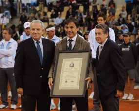 Emilio Snchez Vicario recibe el reconocimiento del International Tennis Hall of Fame, © RFET