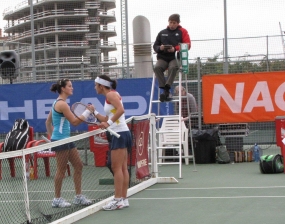 Silvia Soler y Lara Arruabarrena, © RFET