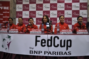 Rueda de prensa de la Seleccin Espaola Mapfre, © RFET