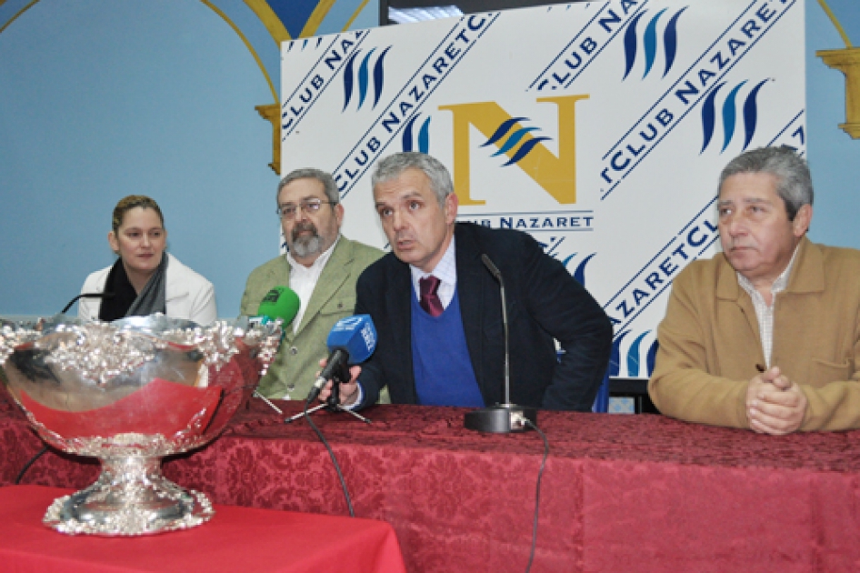 El presidente de la RFET visita el CT Nazaret El presidente de la RFET visita el CT Nazaret