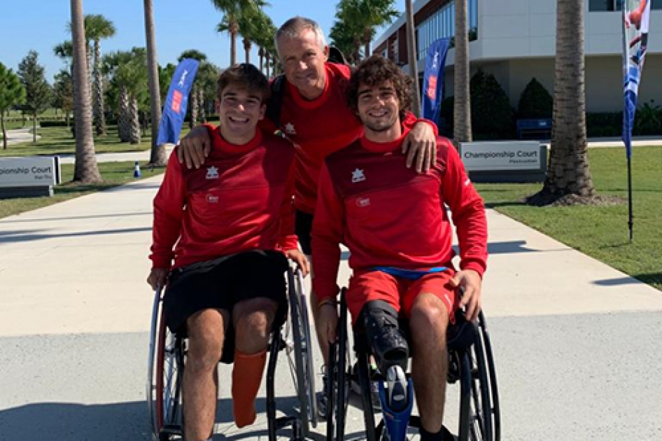 De la Puente y Caverzaschi disputan su tercer Masters de Dobles en Orlando De la Puente y Caverzaschi disputan su tercer Masters de Dobles en Orlando