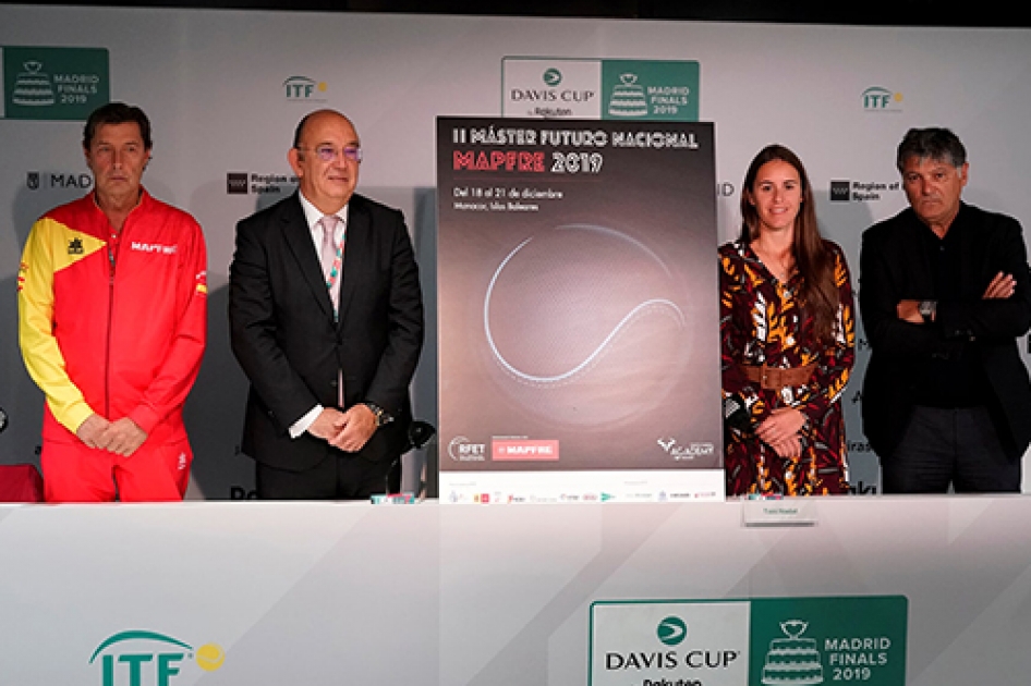 La RFET presenta el II Mster Futuro Nacional MAPFRE en la Copa Davis