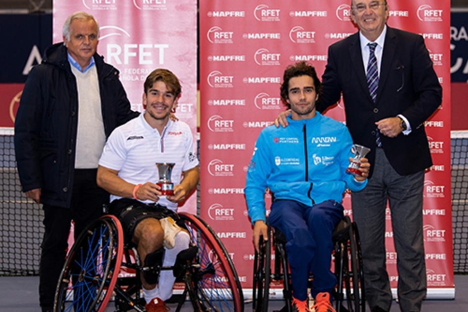 Martín de la Puente recupera el título de Campeón de España de Tenis en Silla 