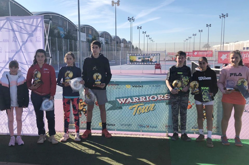 Ganadores de la primera cita del año del circuito juvenil “Warriors Tour” en Madrid