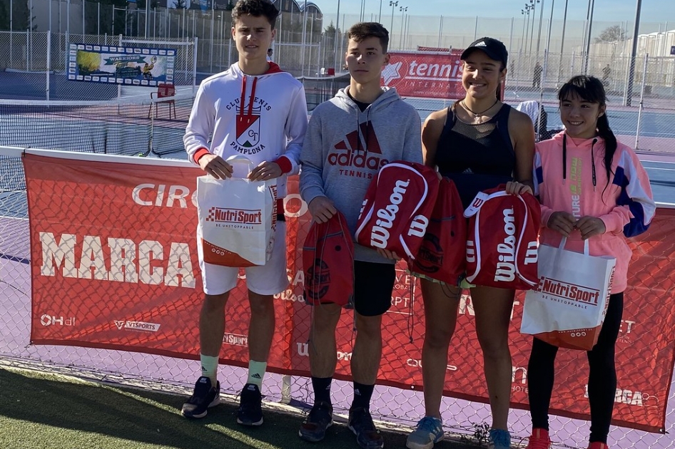 Carolina Gmez Alonso y Alejandro Verdasco ganan el primer torneo Marca Jvenes Promesas de 2020 en Madrid