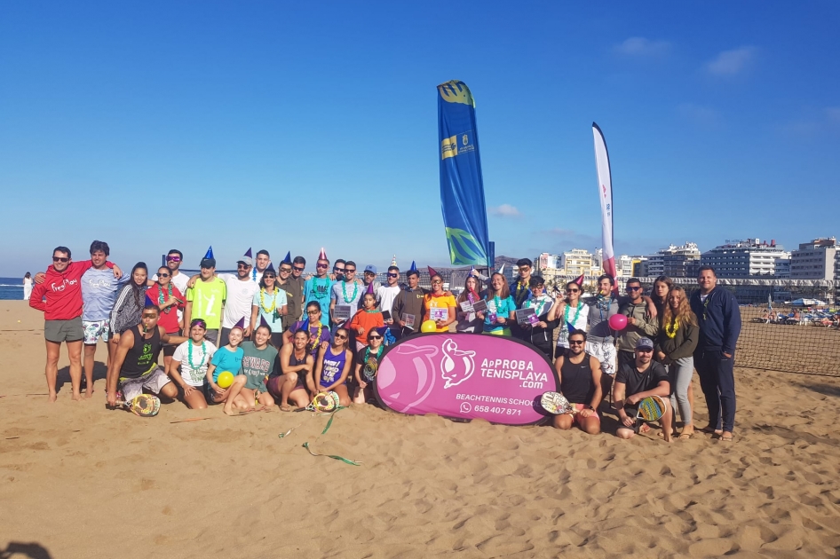 Las Palmas cierra el calendario mundial de tenis playa 2019 con 3 pruebas consecutivas