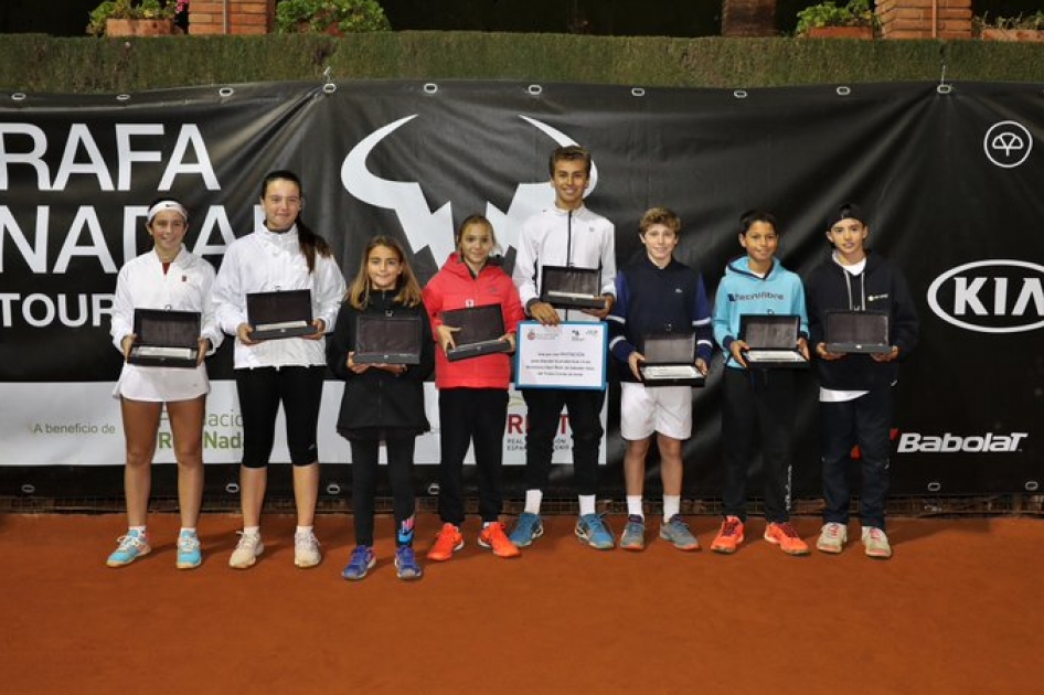 El Rafa Nadal Tour by MAPFRE arranca en Barcelona con victorias de Rafael Segado, Cristina Ramos, Enrique Carrascosa y Martina Medina