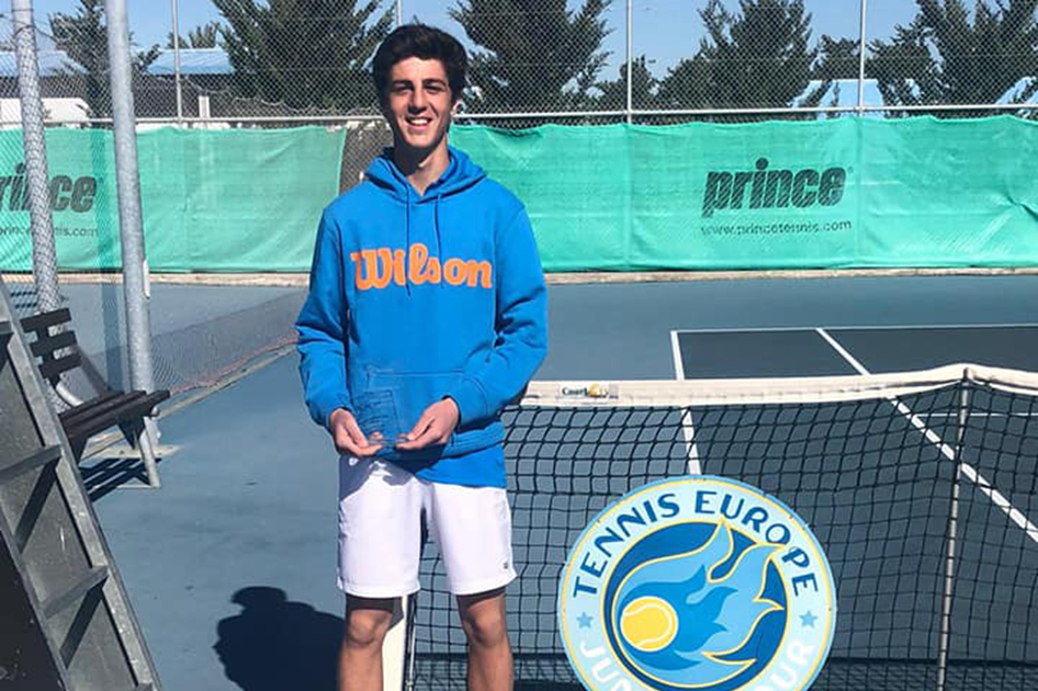 Final del grancanario Markus Giersiepen en el torneo Sub16 de Larnaca