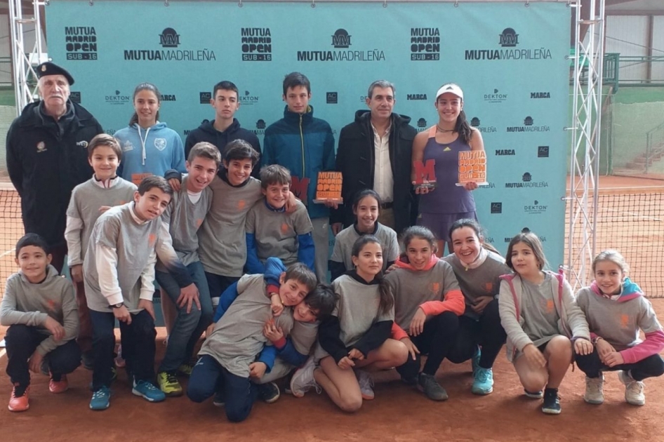 Carolina Gmez y Mario Martnez, vencedores del Mutua Madrid Open Sub16 de Zaragoza