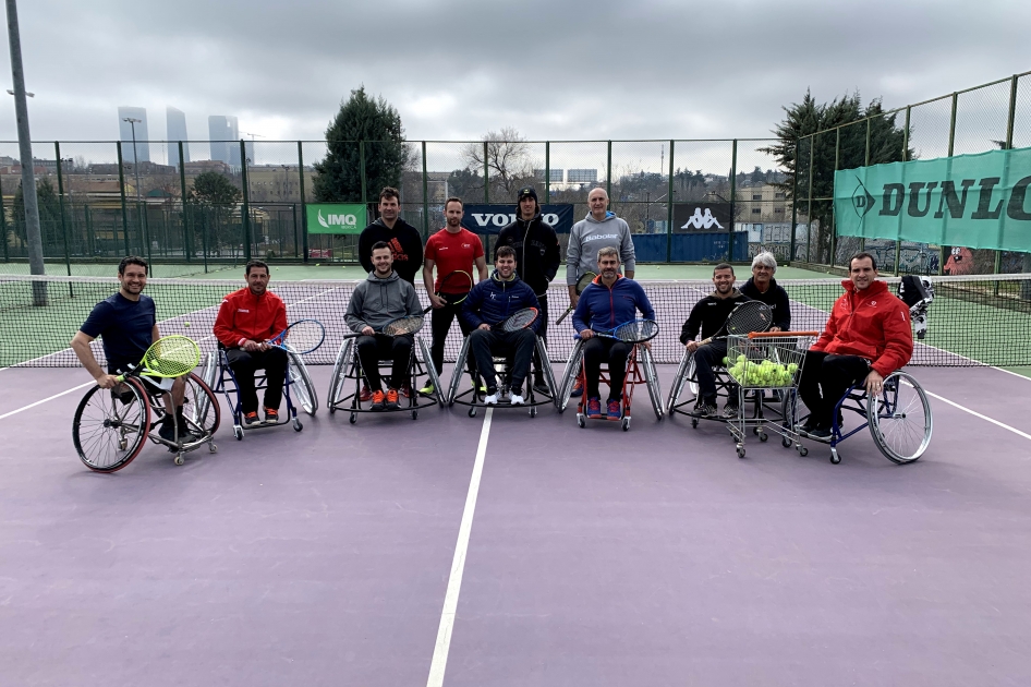 Unos 10 tcnicos de varias territoriales participan en el Curso de Especializacin de Tenis en Silla de Ruedas en Madrid