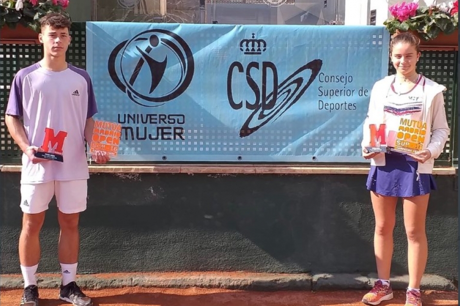 Ariana Geerlings y Alejandro Verdasco ganan el Mutua Madrid Open Sub16 de Murcia