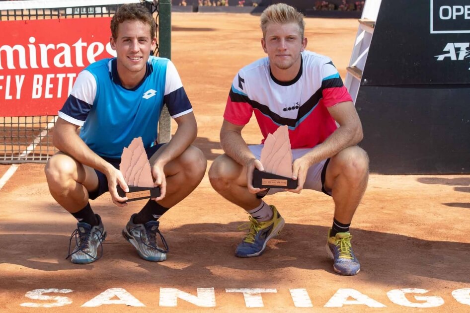 Carballs y Davidovich, campeones dobles en Santiago donde Ramos es semifinalista