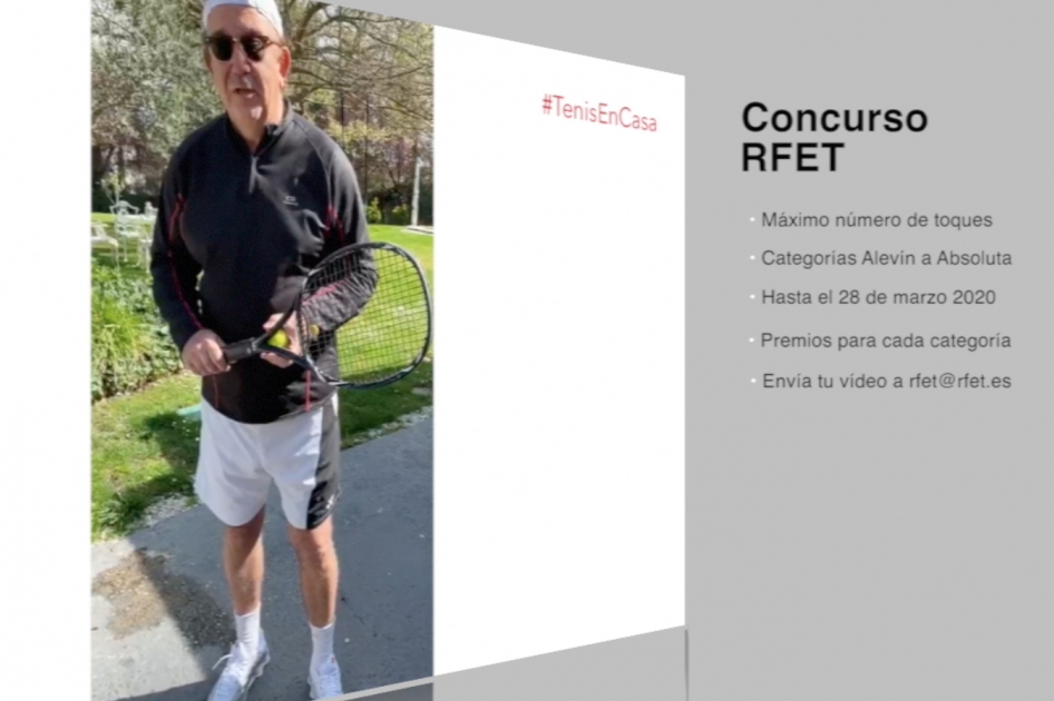 La RFET se suma al reto #YoMeQuedoEnCasa #TenisEnCasa La RFET se suma al reto #YoMeQuedoEnCasa #TenisEnCasa