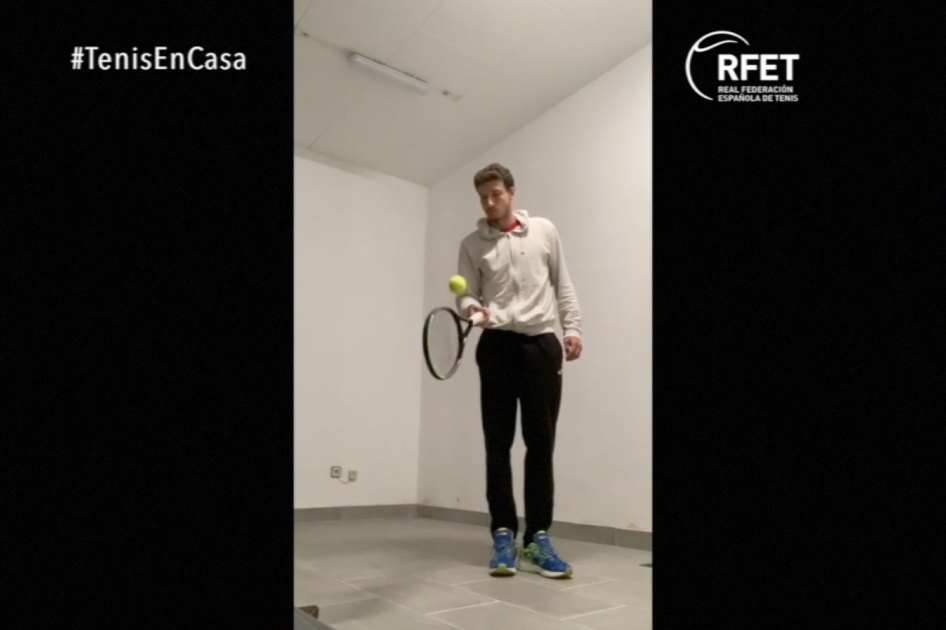 Pablo Carreño anima a participar en el reto #TenisEnCasa de la RFET Pablo Carreño anima a participar en el reto #TenisEnCasa de la RFET