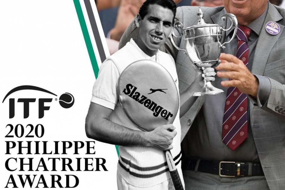 Manolo Santana, honrado con el premio ITF Philippe Chatrier Manolo Santana, honrado con el premio ITF Philippe Chatrier
