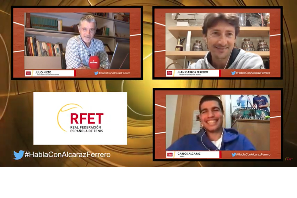 Segundo programa de RFETV con Carlos Alcaraz y Juan Carlos Ferrero