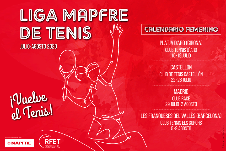 Abierta la inscripcin para los torneos de la Liga MAPFRE de Tenis Femenina