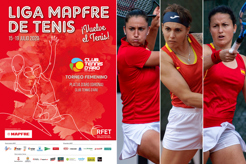 El primer torneo de la Liga MAPFRE de Tenis Femenina en Platja d'Aro contará con Sorribes, Bolsova y Arruabarrena