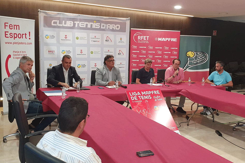 El torneo inaugural de la Liga MAPFRE de Tenis Femenina se presenta oficialmente en Platja d'Aro El torneo inaugural de la Liga MAPFRE de Tenis Femenina se presenta oficialmente en Platja d'Aro